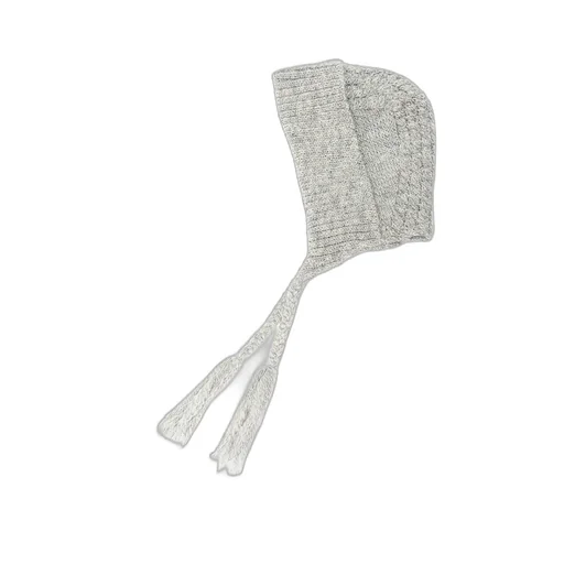 Wool Slub Aran Hoodie