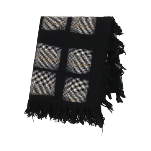 Itajime Dyed Staggered Big Scarf