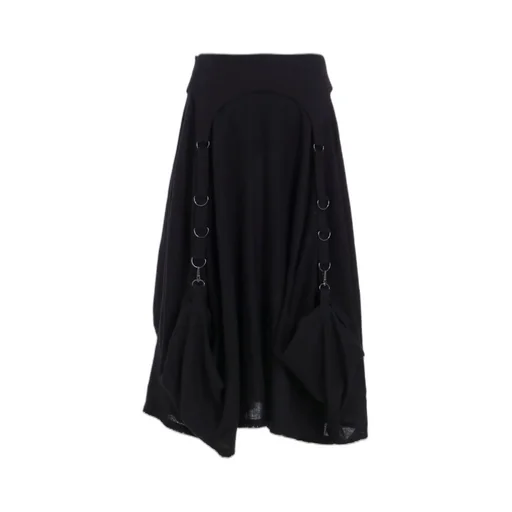 Wool Viyella D Ring Skirt