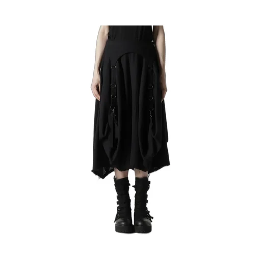 Wool Viyella D Ring Skirt