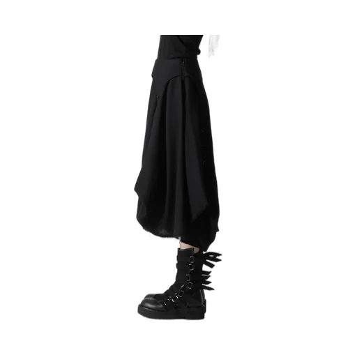 Wool Viyella D Ring Skirt