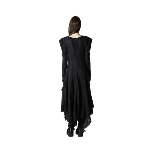 Stripe Gauze Puff Dress