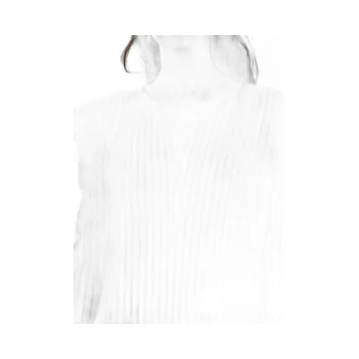 Stripe Gauze Puff Dress