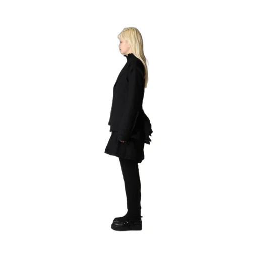 Wool Gauze Layered Jacket