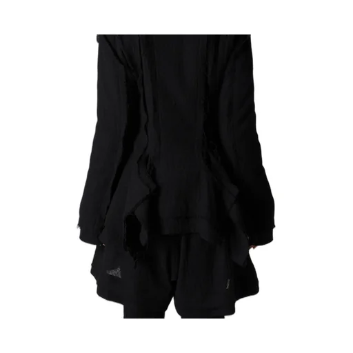 Wool Gauze Layered Jacket