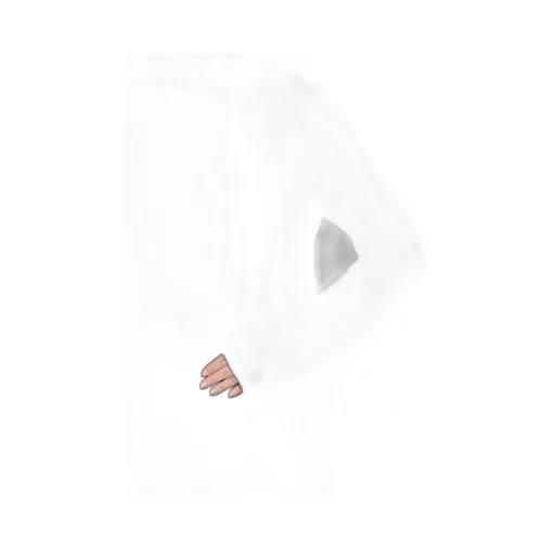 Wool Gauze Frilled Dress