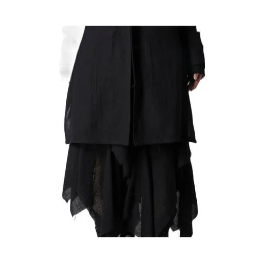 Wool Gauze Frilled Jacket