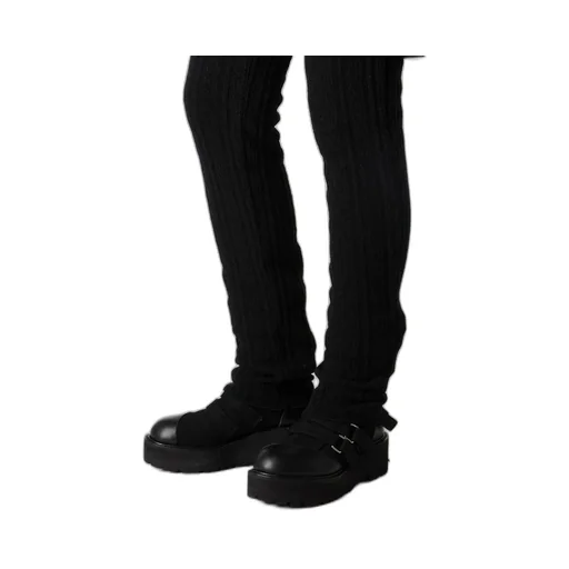 Wool Gauze Leggings Attached Pants