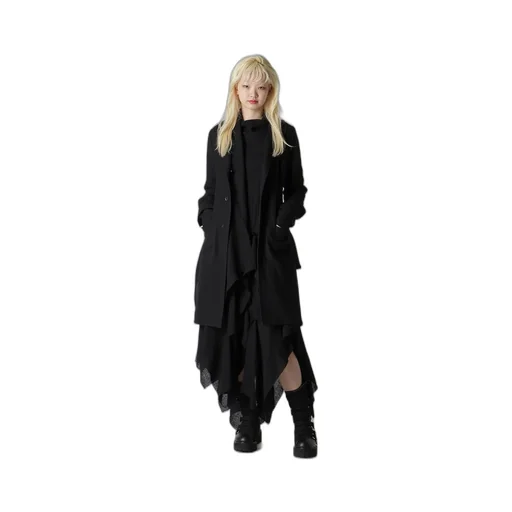 Wool Gauze Frilled Jacket