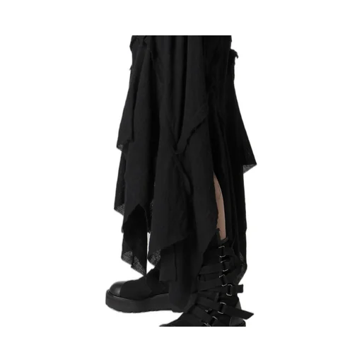 Wool Gauze Frilled Skirt