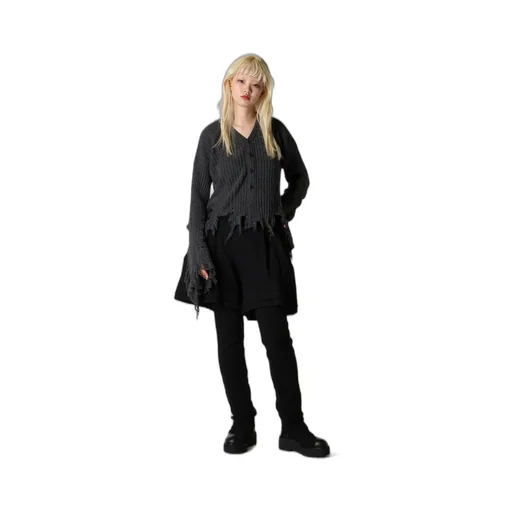 Wool Gauze Leggings Attached Pants