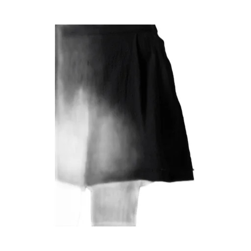 Wool Gauze Leggings Attached Pants
