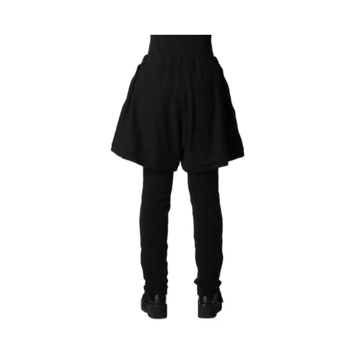 Wool Gauze Leggings Attached Pants