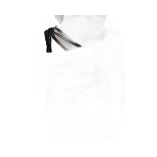 Plain Stitch Slit Cross T-Shirt