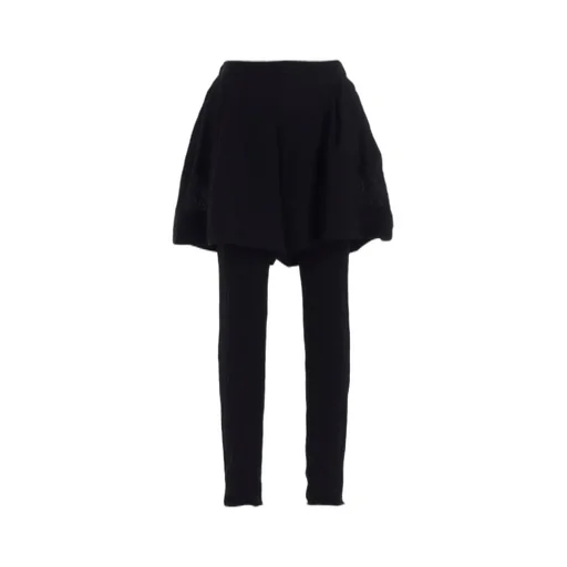 Wool Gauze Leggings Attached Pants