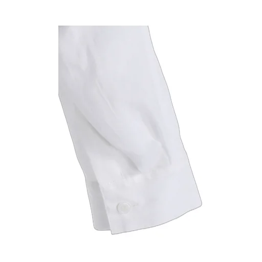 Soft Lawn Elbow Slit Long Shirt