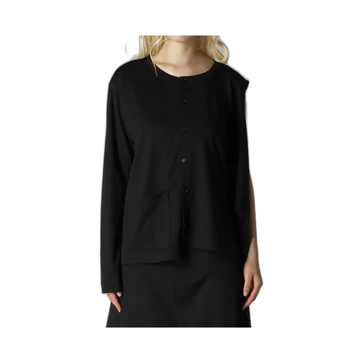 Plain Stitch 2Way Long Sleeve T-Shirt