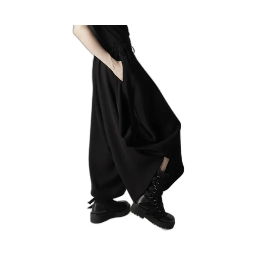 Double Satin Pants With D-Rings