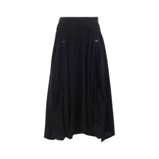Poplin Skirt With D-Rings