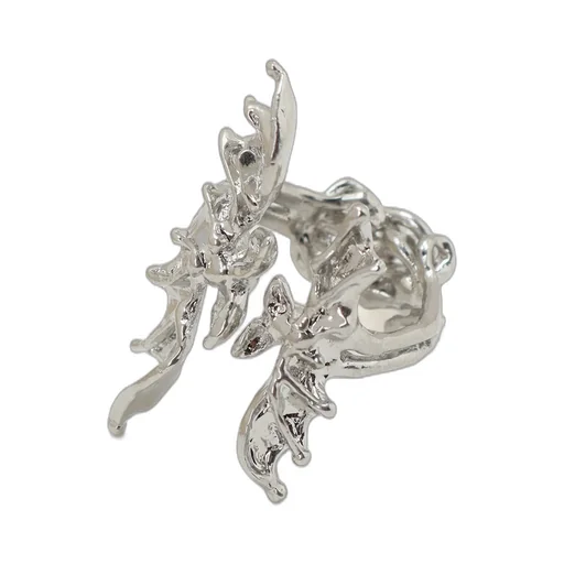 Brass 2Way Bat Cuff Ring