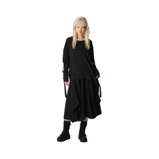 Poplin Skirt With D-Rings