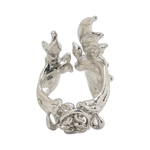 Brass 2Way Bat Cuff Ring