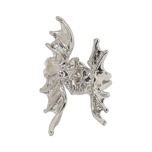 Brass 2Way Bat Cuff Ring