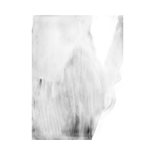 Cotton Rayon Rib Slit High Neck T-Shirt