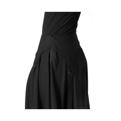 Poplin Skirt With D-Rings