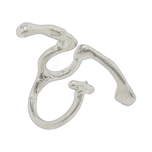 Brass Flame Lip Cuff