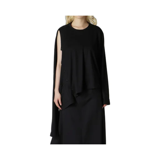 Plain Stitch 2Way Long Sleeve T-Shirt