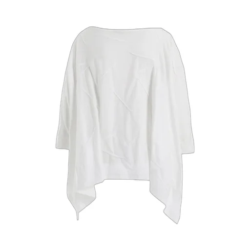 Tuck Jacquard Big Square T-Shirt