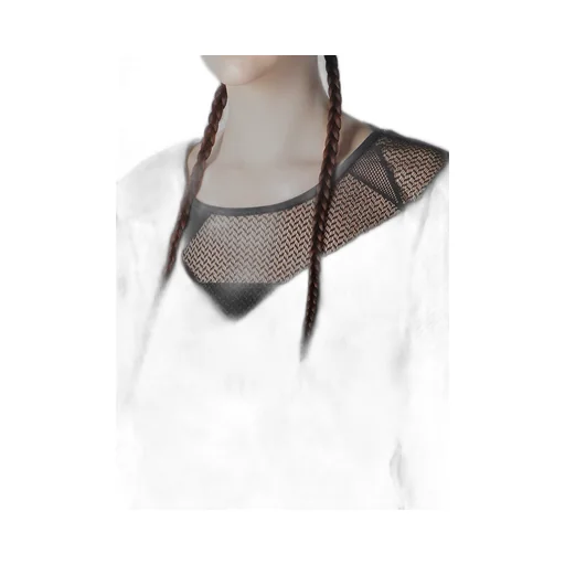 Geometric Net Slim Long Sleeve T-Shirt
