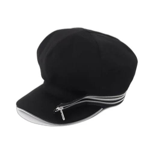 Black Denim Zip Ribbon Casket