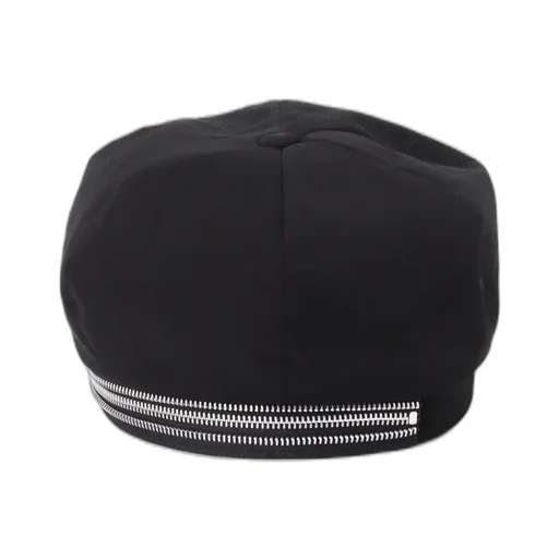 Black Denim Zip Ribbon Casket