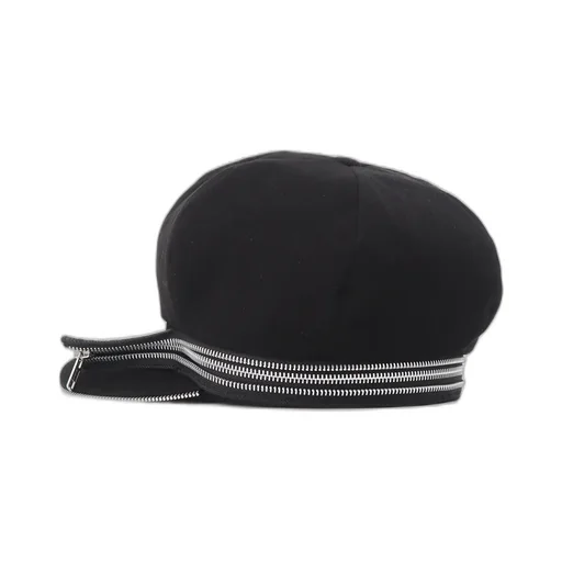 Black Denim Zip Ribbon Casket