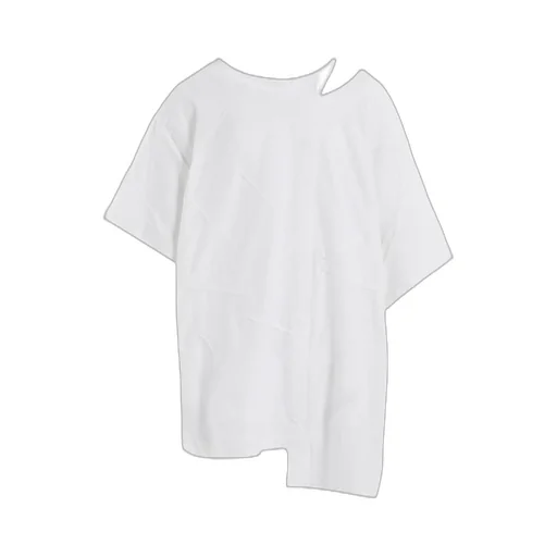 Tuck Jacquard Combination T-Shirts