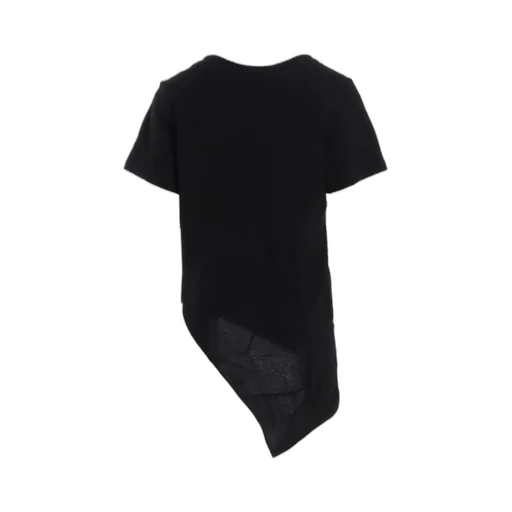 Tuck Jacquard Square Hem T-Shirt