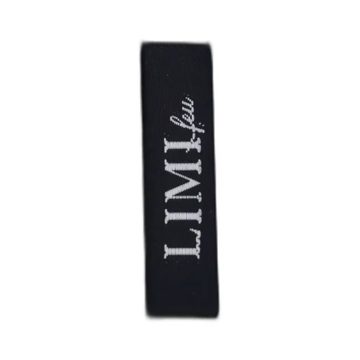 Black Denim Round Zip Bag