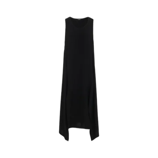 Double Satin Slit Dress