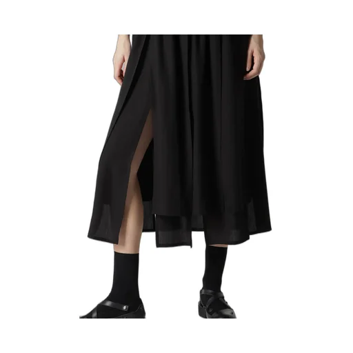 Poplin Paneled Skirt
