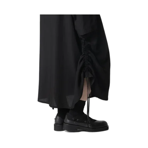 Poplin Side String Skirt