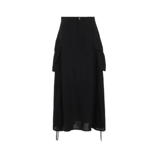 Poplin Side String Skirt