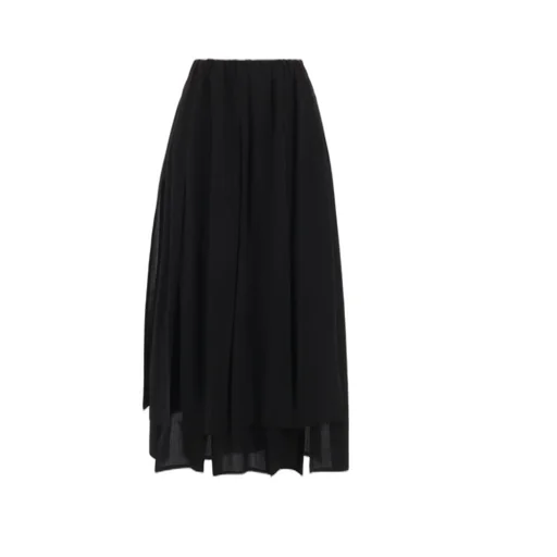 Poplin Paneled Skirt