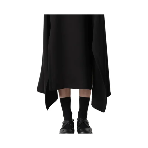 Double Satin Slit Dress