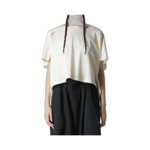 Natural Smooth Square Zip T-Shirt