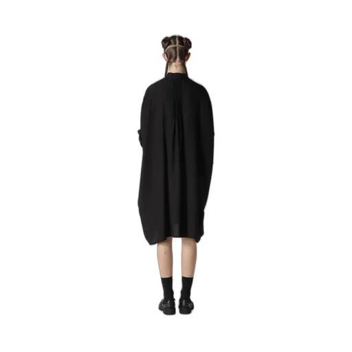 Poplin Pintuck Dress