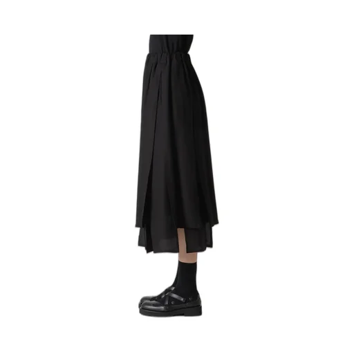 Poplin Paneled Skirt