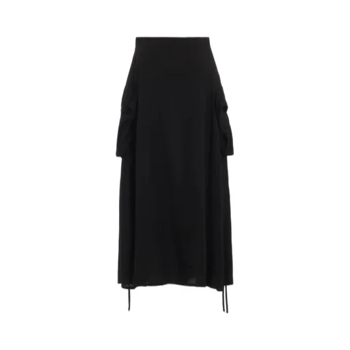 Poplin Side String Skirt