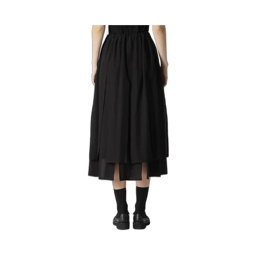 Poplin Paneled Skirt